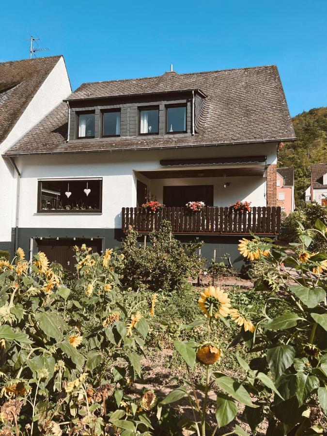 Ferienwohnung Moselflair Mit Direktem Blick Auf Die Mosel Und Weinberge Oberfell Kültér fotó